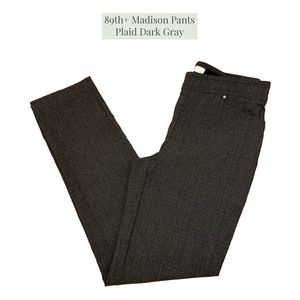 89th & MADISON Womens Pullover Textured Pants